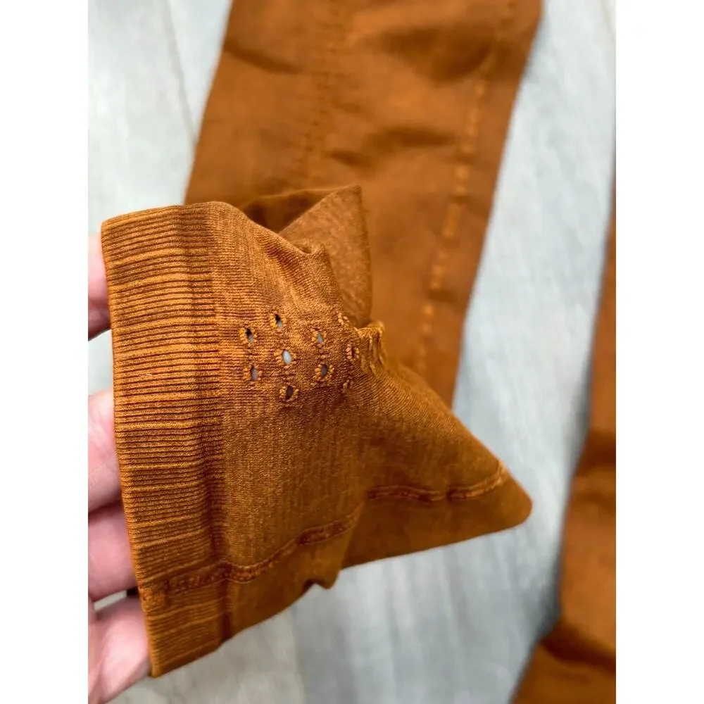 Free People Movement Good Karma Leggings High Waisted Stretch Brown Size XS/S‎